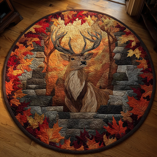 Golden Majesty Quilted Round Mat GFTOYC1075