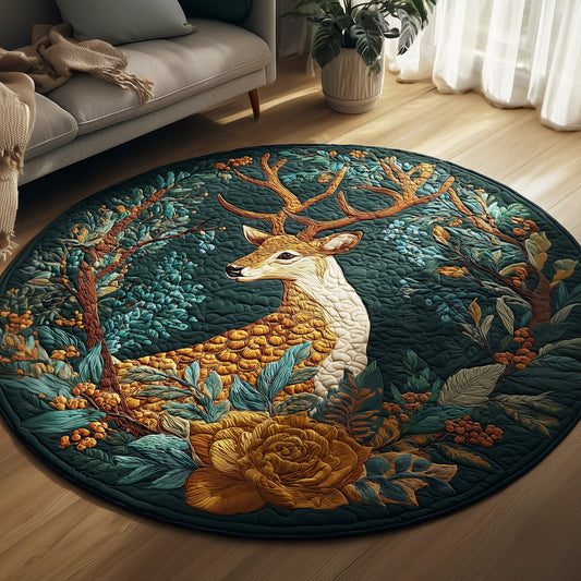 Golden Majesty Quilted Round Mat GFTOYC1077