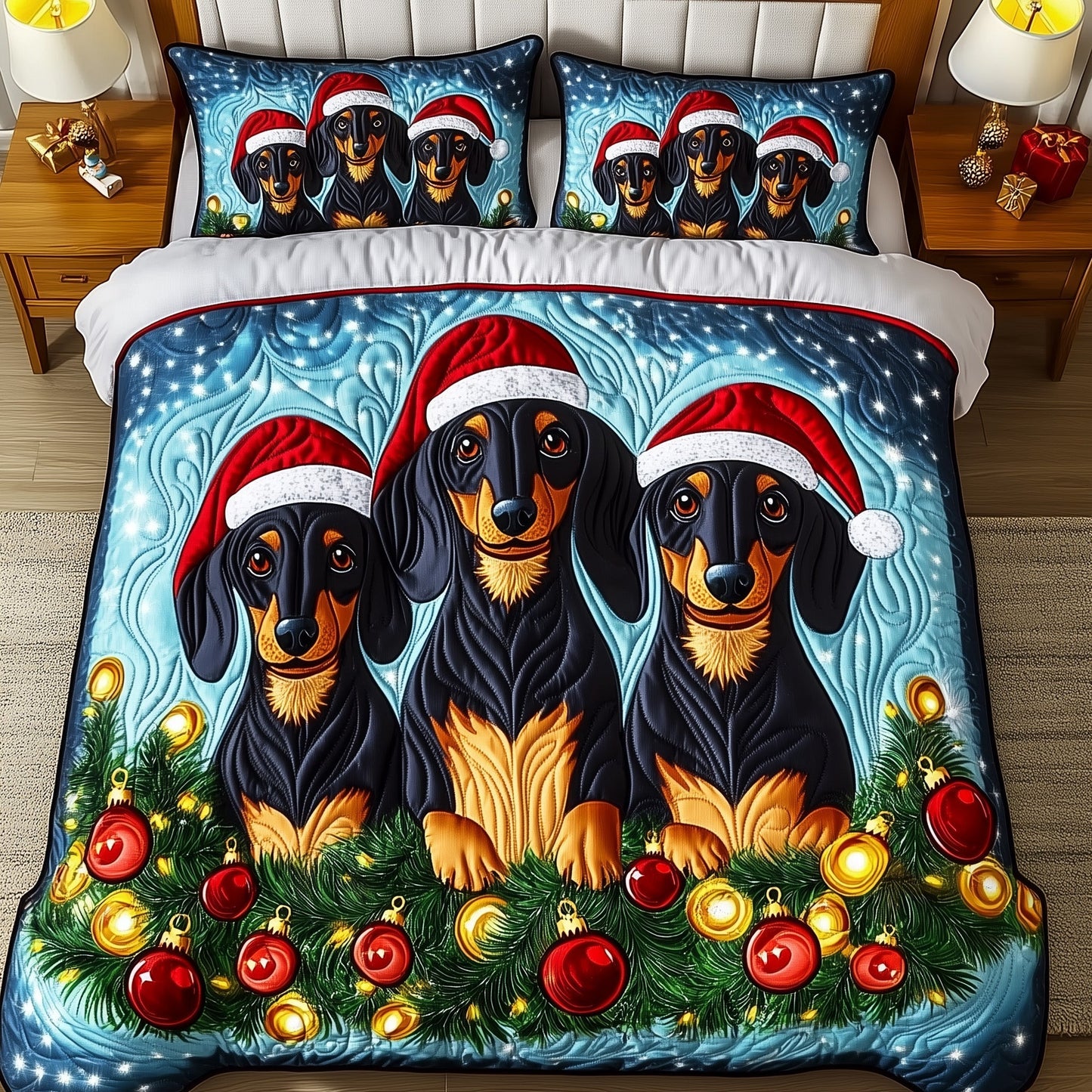 Sausage Dachshund Duvet Cover Set GFTOYC1090