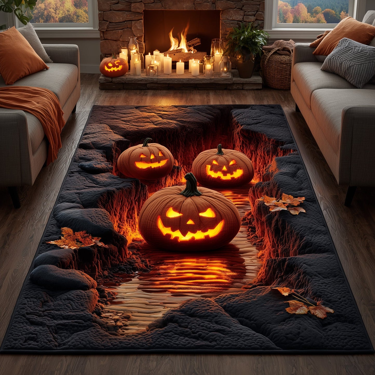 Spooky Glow Area Rug GFTOYC1098