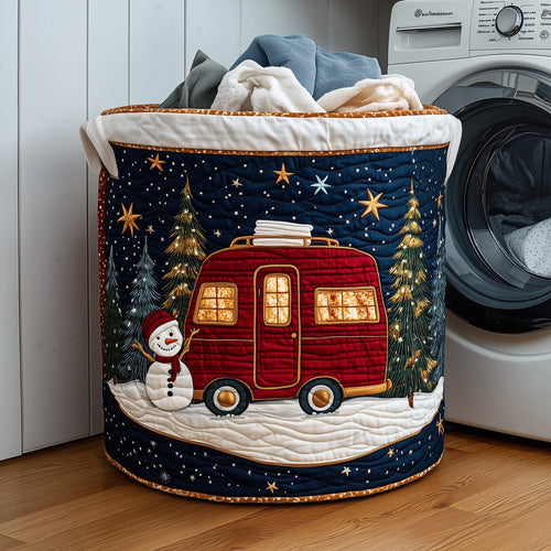 Holiday Journey Quilted Laundry Basket GFTOYC1103