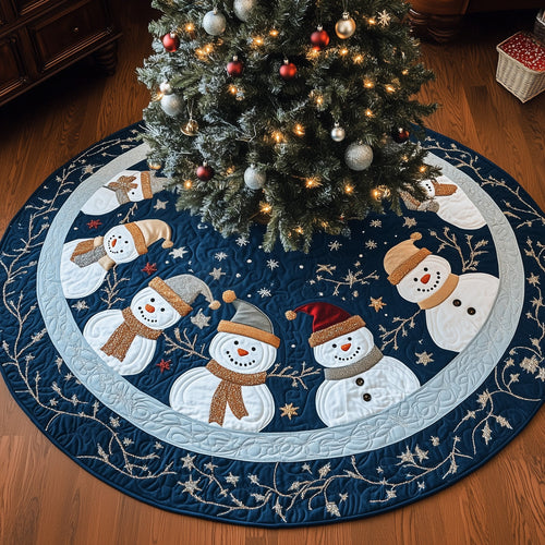 Snowy Spirit Quilted Tree Skirt GFTOYC1105