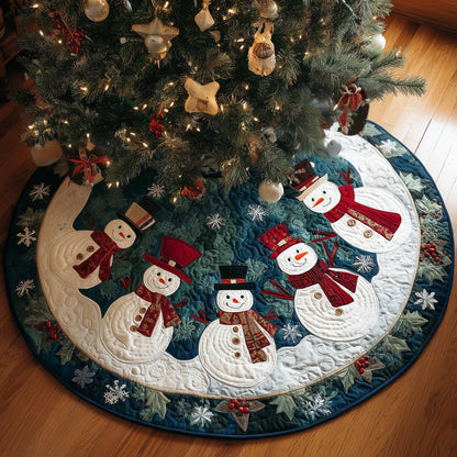 Snowy Spirit Quilted Tree Skirt GFTOYC1109