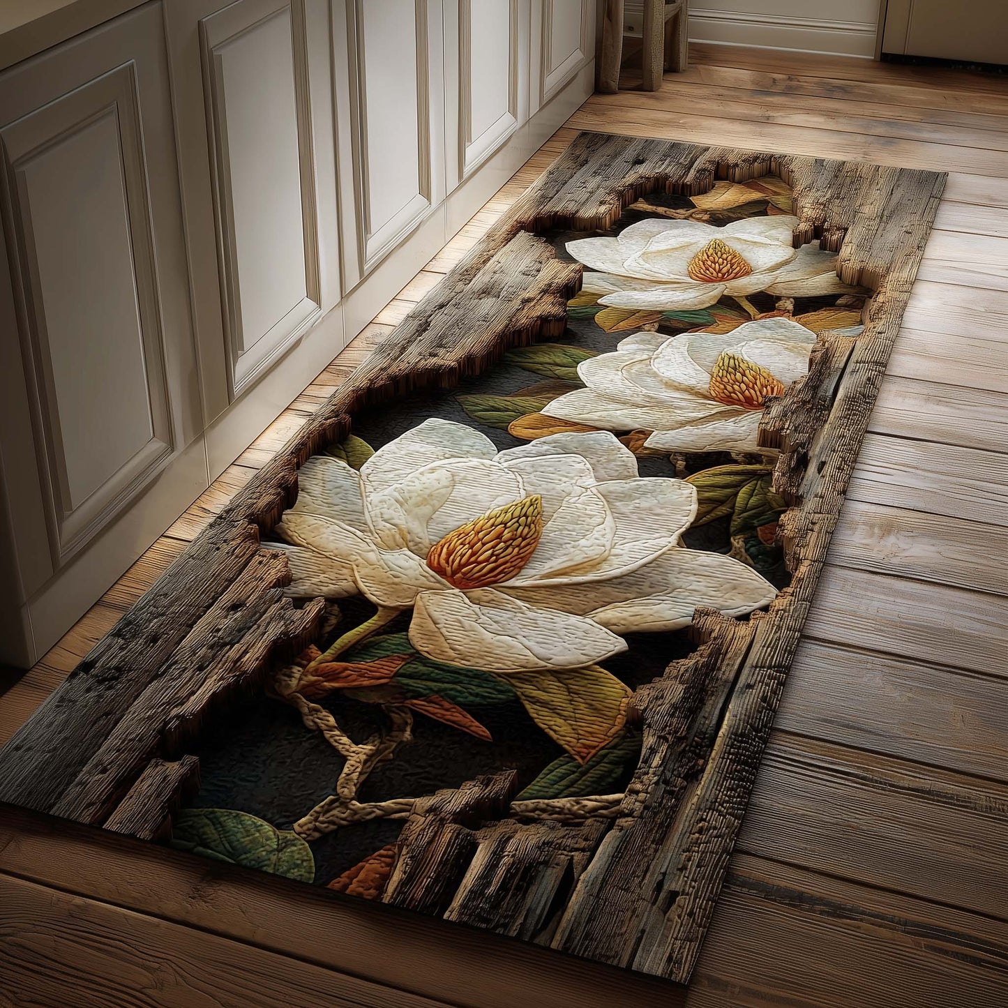 Elegant Magnolia Runner Rug GFTOYC1121