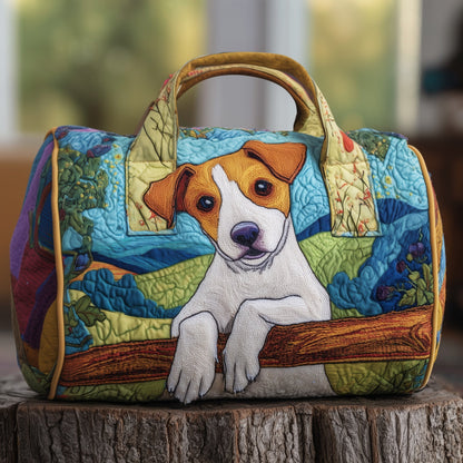 Adorable Jack Russell Quilted Duffle Bag GFTOYC112