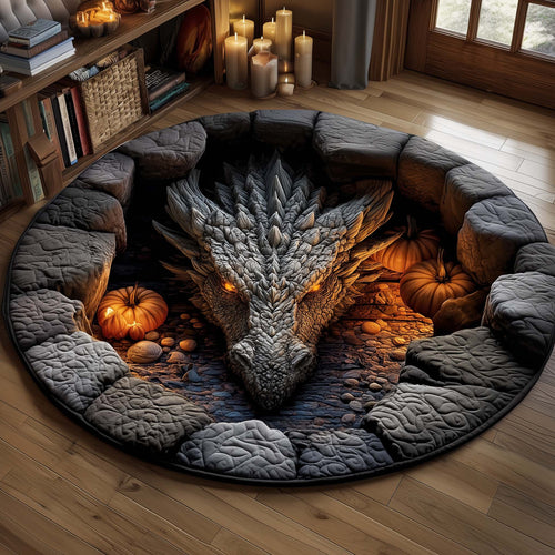Mystic Dragon Quilted Round Mat GFTOYC1131