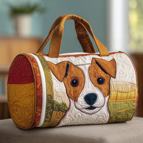 Adorable Jack Russell Quilted Duffle Bag GFTOYC113