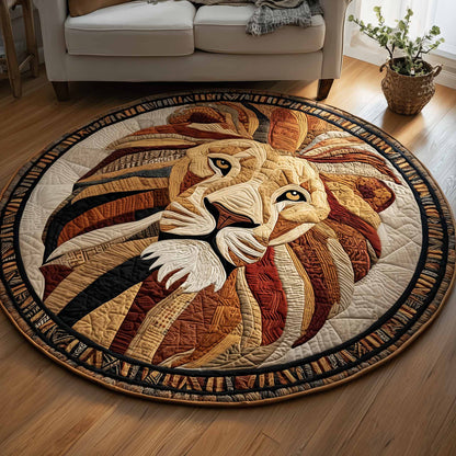 Majestic Lion Quilted Round Mat GFTOYC1146