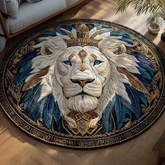 Native Lion Quilted Round Mat GFTOYC1147