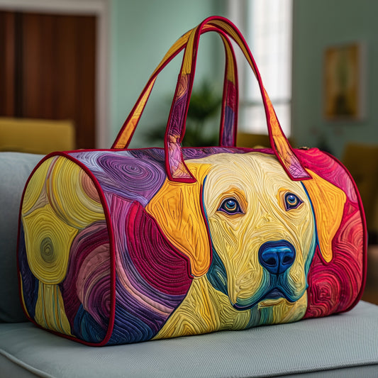 Colorful Labrador Quilted Duffle Bag GFTOYC118