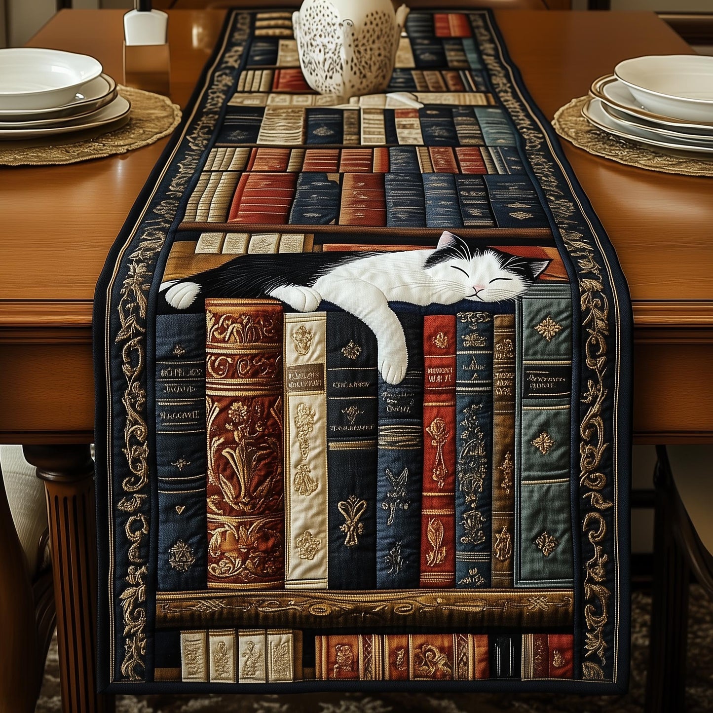 Book Dream Quilted Table Runner GFTOYC1185