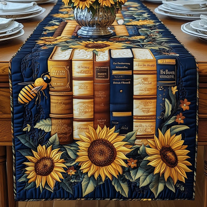 Book Bloom Quilted Table Runner GFTOYC1187