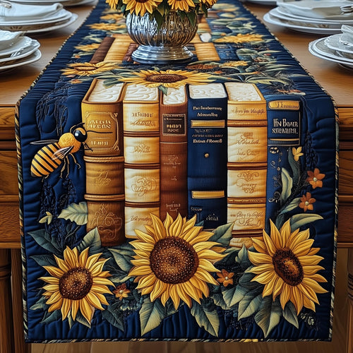 Book Bloom Quilted Table Runner GFTOYC1187