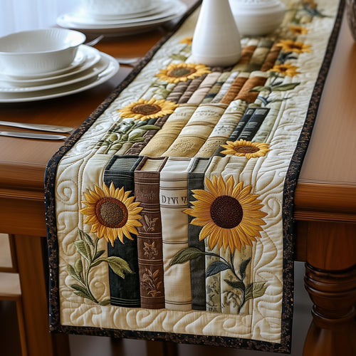 Book Bloom Quilted Table Runner GFTOYC1188