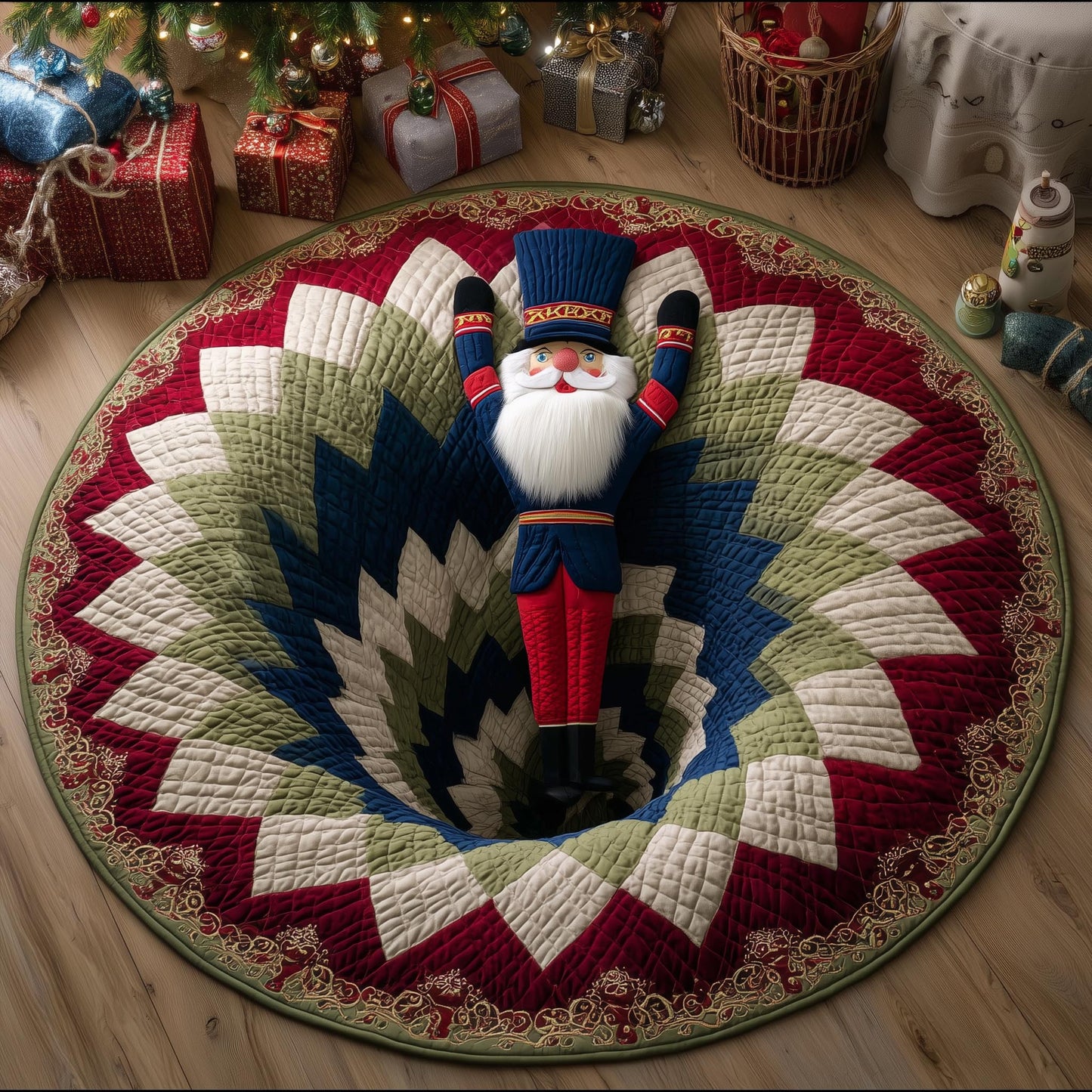 Winter Soldier Quilted Round Mat GFTOYC1192