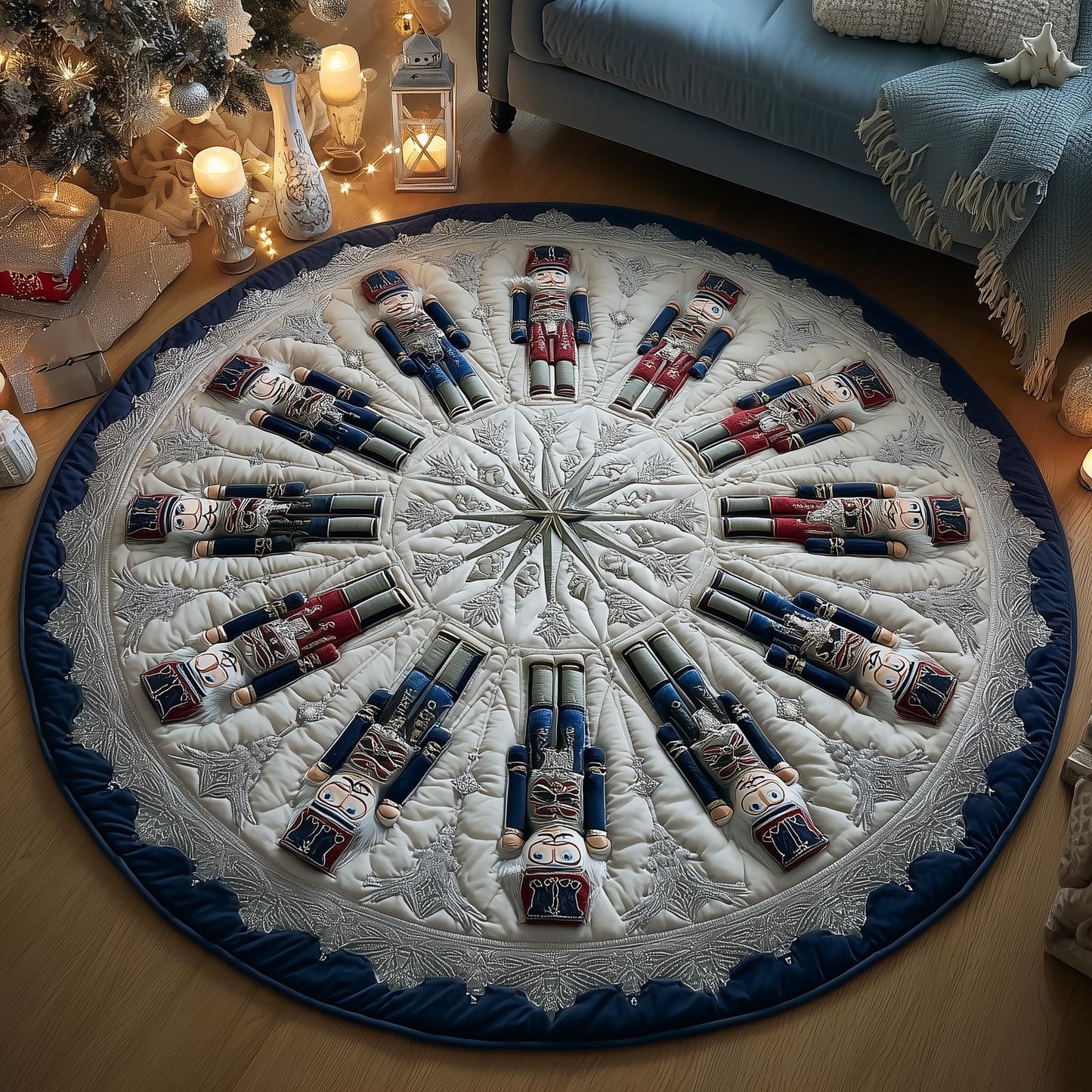 Winter Soldier Quilted Round Mat GFTOYC1194