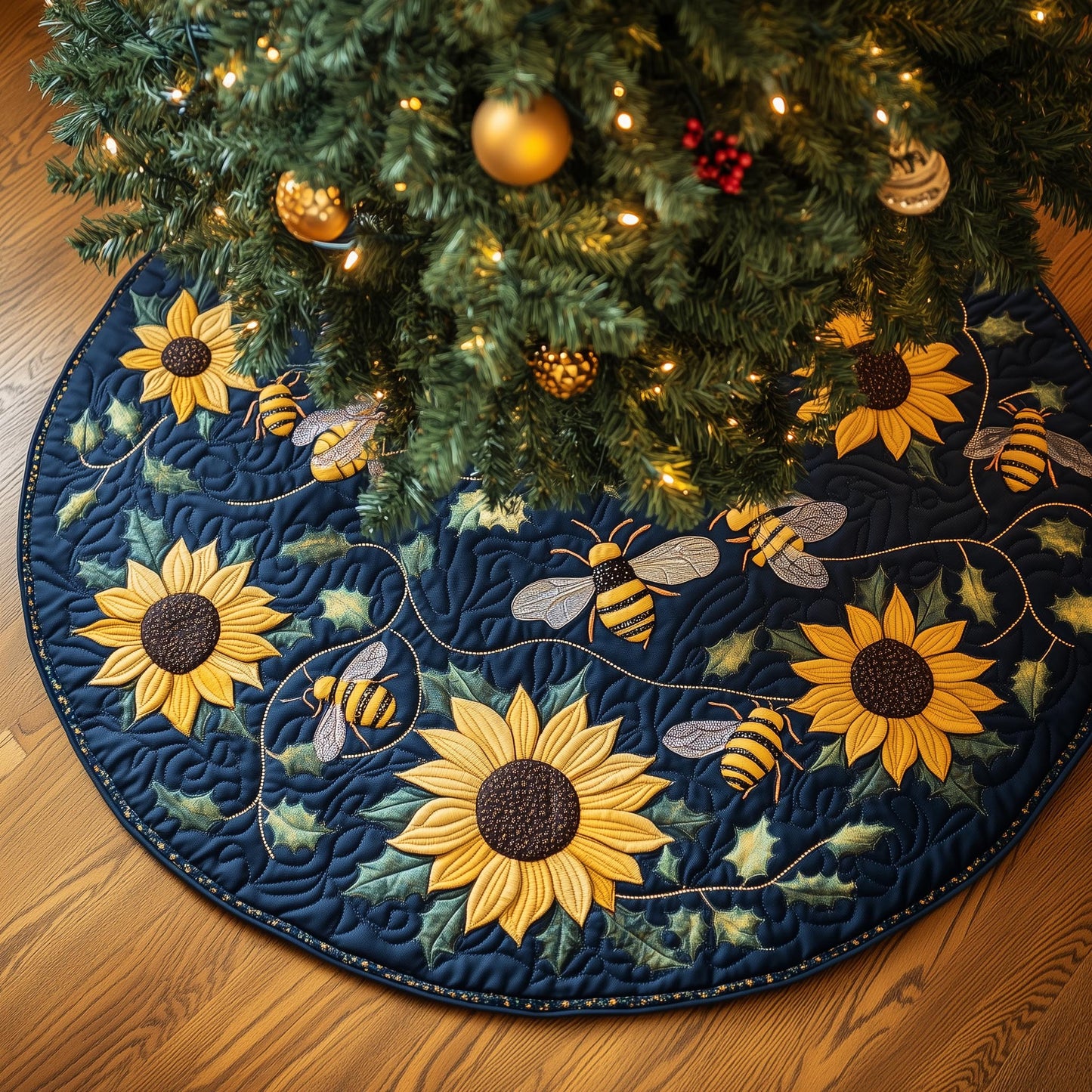 Bee Dream Quilted Tree Skirt GFTOYC1200