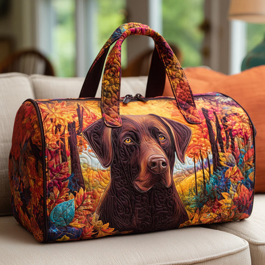 Autumn Labrador Quilted Duffle Bag GFTOYC121