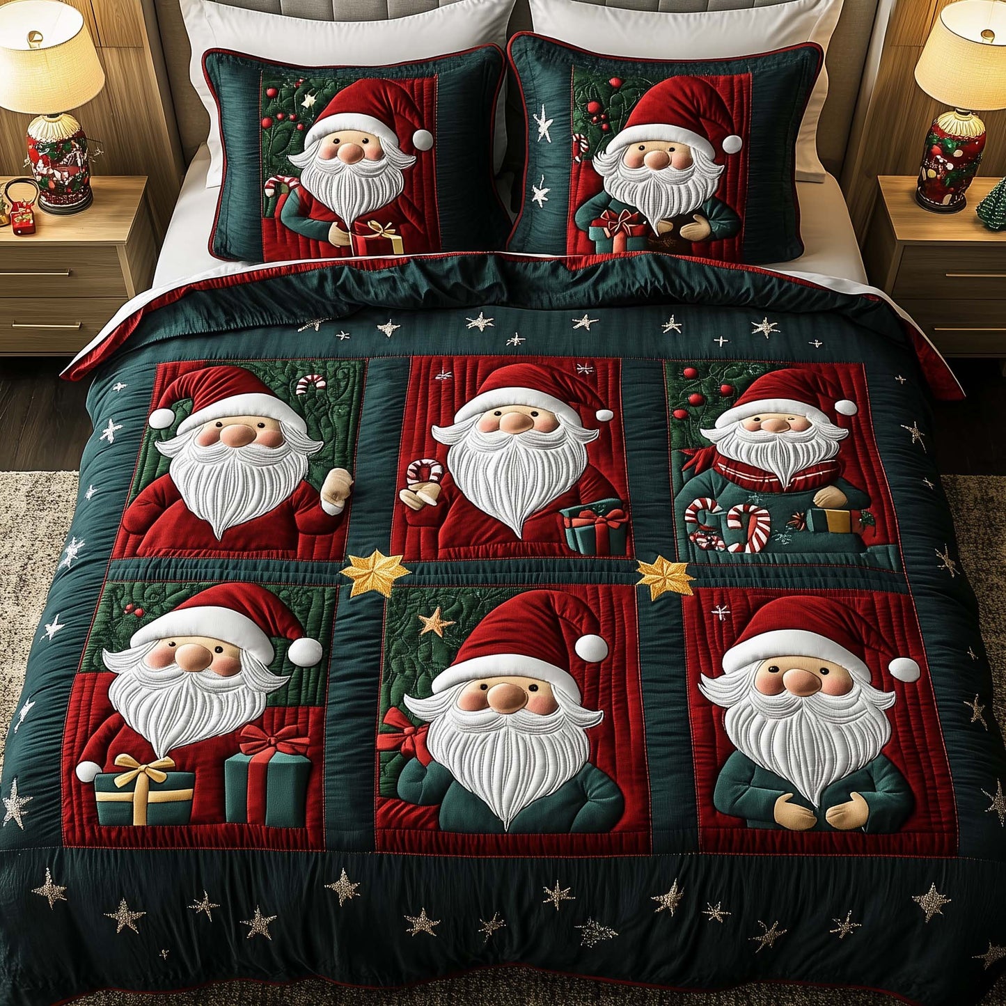 Santa Gnome Duvet Cover Set GFTOYC1213