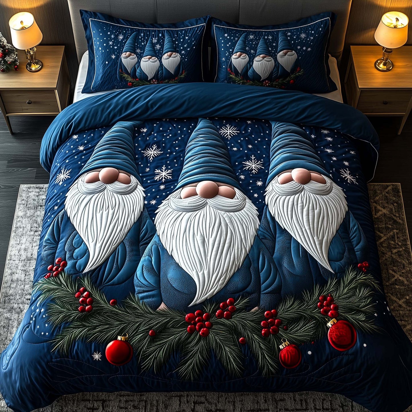 Festive Gnome Duvet Cover Set GFTOYC1215
