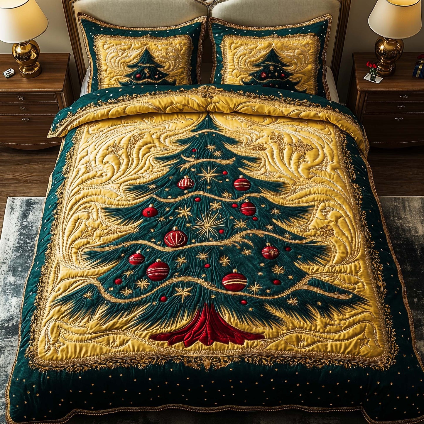 Christmas Tree Duvet Cover Set GFTOYC1235