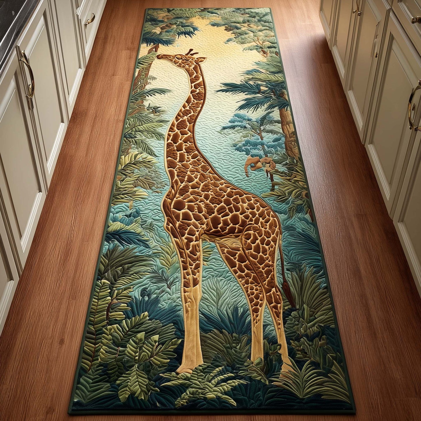 Golden Giraffe Runner Rug GFTOYC1243
