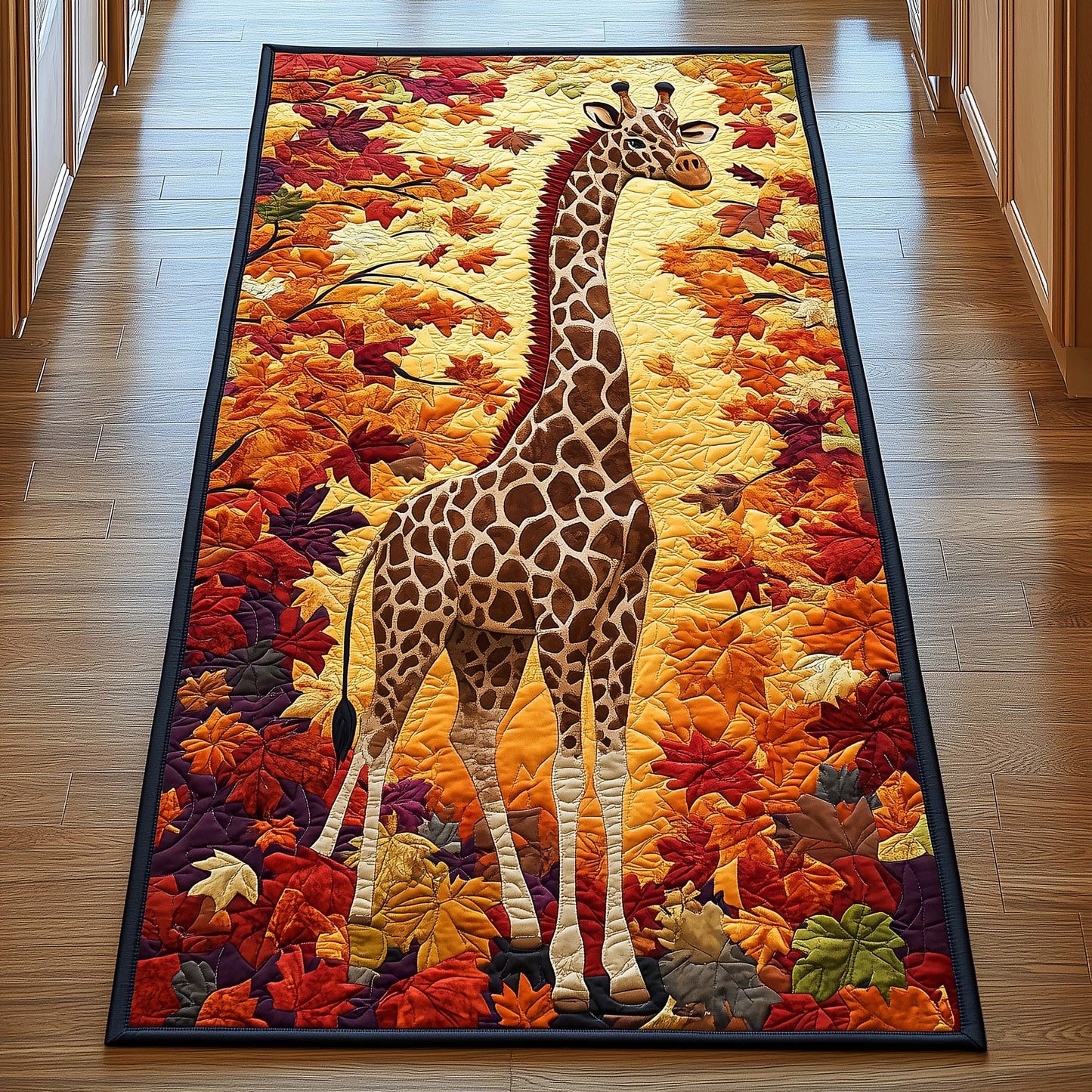 Golden Giraffe Runner Rug GFTOYC1247