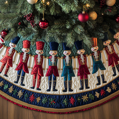 Elegant Nutcracker Quilted Tree Skirt GFTOYC1287