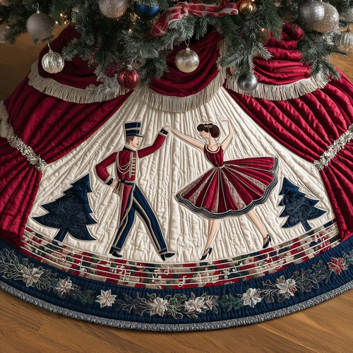 Nutcracker Ballet Quilted Tree Skirt GFTOYC1289