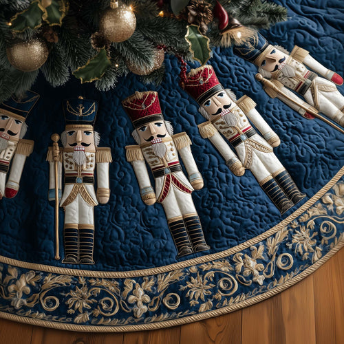 Elegant Nutcracker Quilted Tree Skirt GFTOYC1290