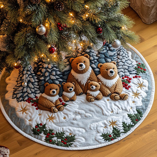 Cozy Bear Quilted Tree Skirt GFTOYC1315