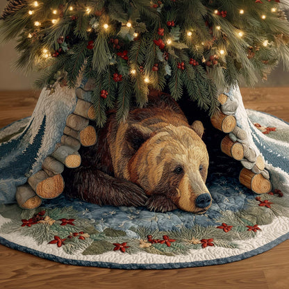 Cozy Bear Quilted Tree Skirt GFTOYC1316