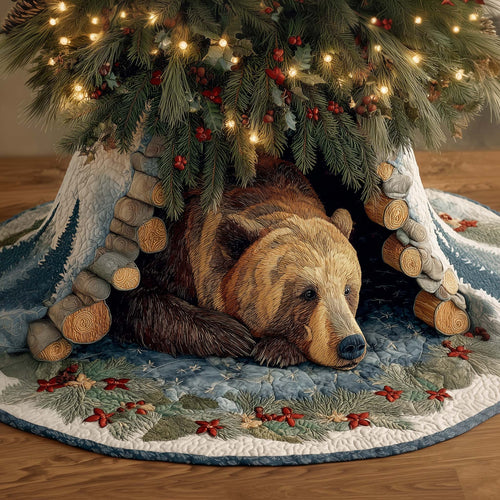Cozy Bear Quilted Tree Skirt GFTOYC1316