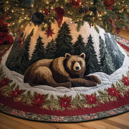 Cozy Bear Quilted Tree Skirt GFTOYC1319