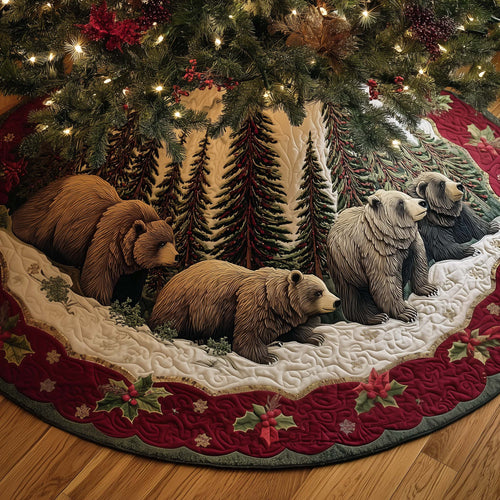 Cozy Bear Quilted Tree Skirt GFTOYC1320