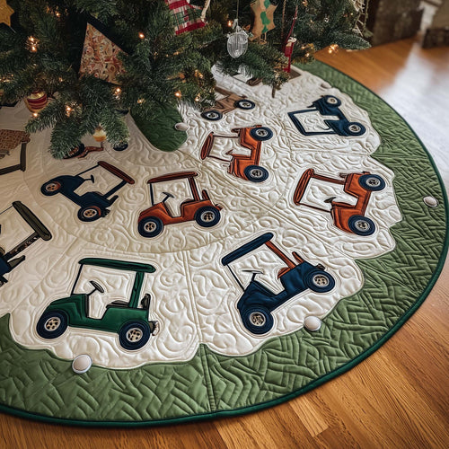 Golf Dream Quilted Tree Skirt GFTOYC1338