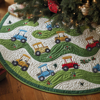 Golf Dream Quilted Tree Skirt GFTOYC1339