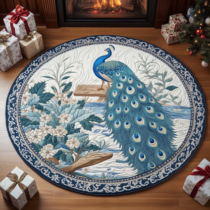 Majestic Feathers Quilted Round Mat GFTOYC1343