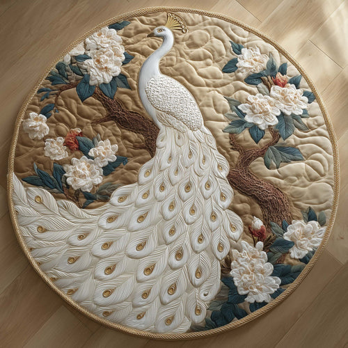 Majestic Feathers Quilted Round Mat GFTOYC1347