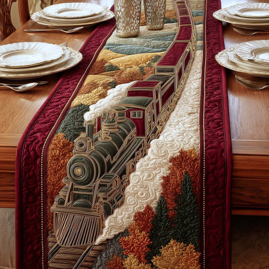 Golden Steam Heritage Quilted Table Runner GFTOYC1370