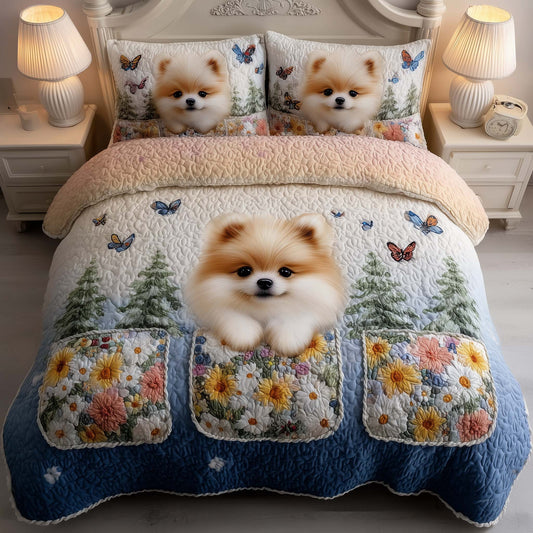 Pomeranian Pocket Duvet Cover Set GFTOYC1425