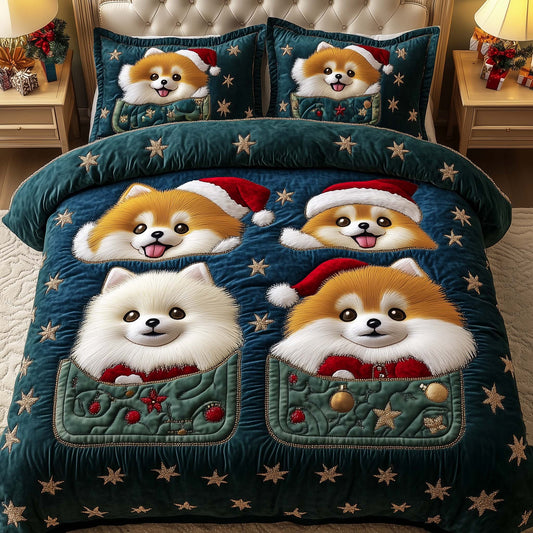 Pomeranian Pocket Duvet Cover Set GFTOYC1426