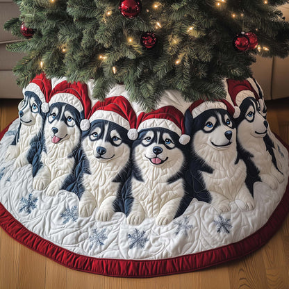 Husky Charm Quilted Tree Skirt GFTOYC1441