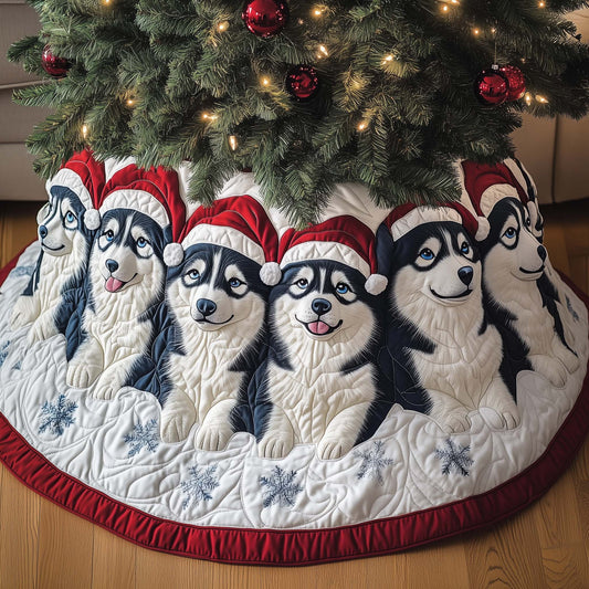 Husky Charm Quilted Tree Skirt GFTOYC1441