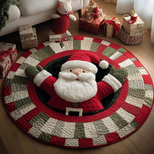 Santa Charm Quilted Round Mat GFTOYC1446