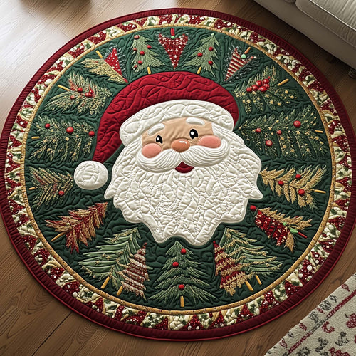 Santa Charm Quilted Round Mat GFTOYC1447