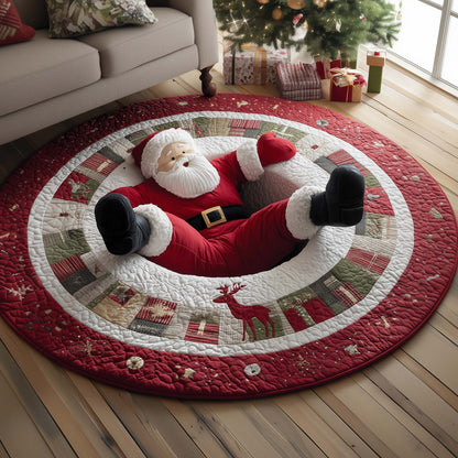 Santa Charm Quilted Round Mat GFTOYC1448