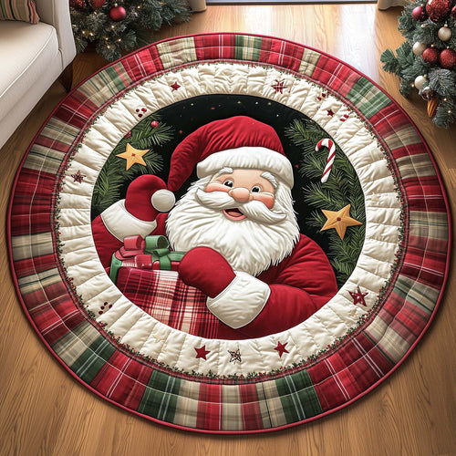 Santa Charm Quilted Round Mat GFTOYC1449