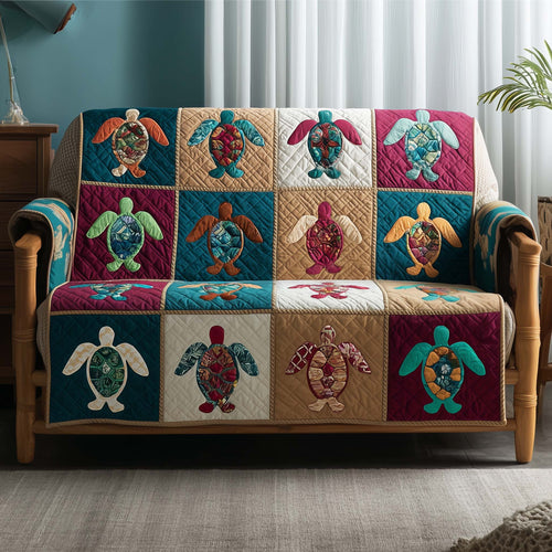 Sea Turtle Quilted Sofa Cover GFTOYC1464