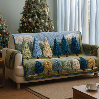 Serene Pines Quilted Sofa Cover GFTOYC1469